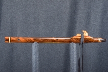 Walnut Burl Native American Flute, Minor, Mid G-4, #T9F (10)